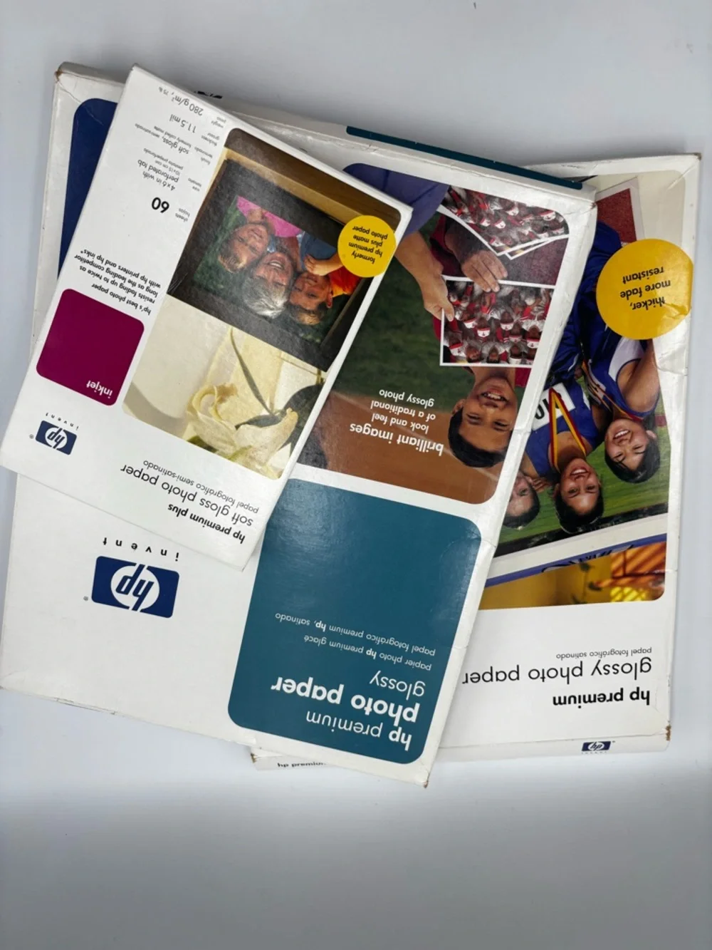HP Premium Photo Paper 8.5X11 HIGH GLOSS(85) Sheets Inkjet 5X7 HP SOFT GLOSS(60)